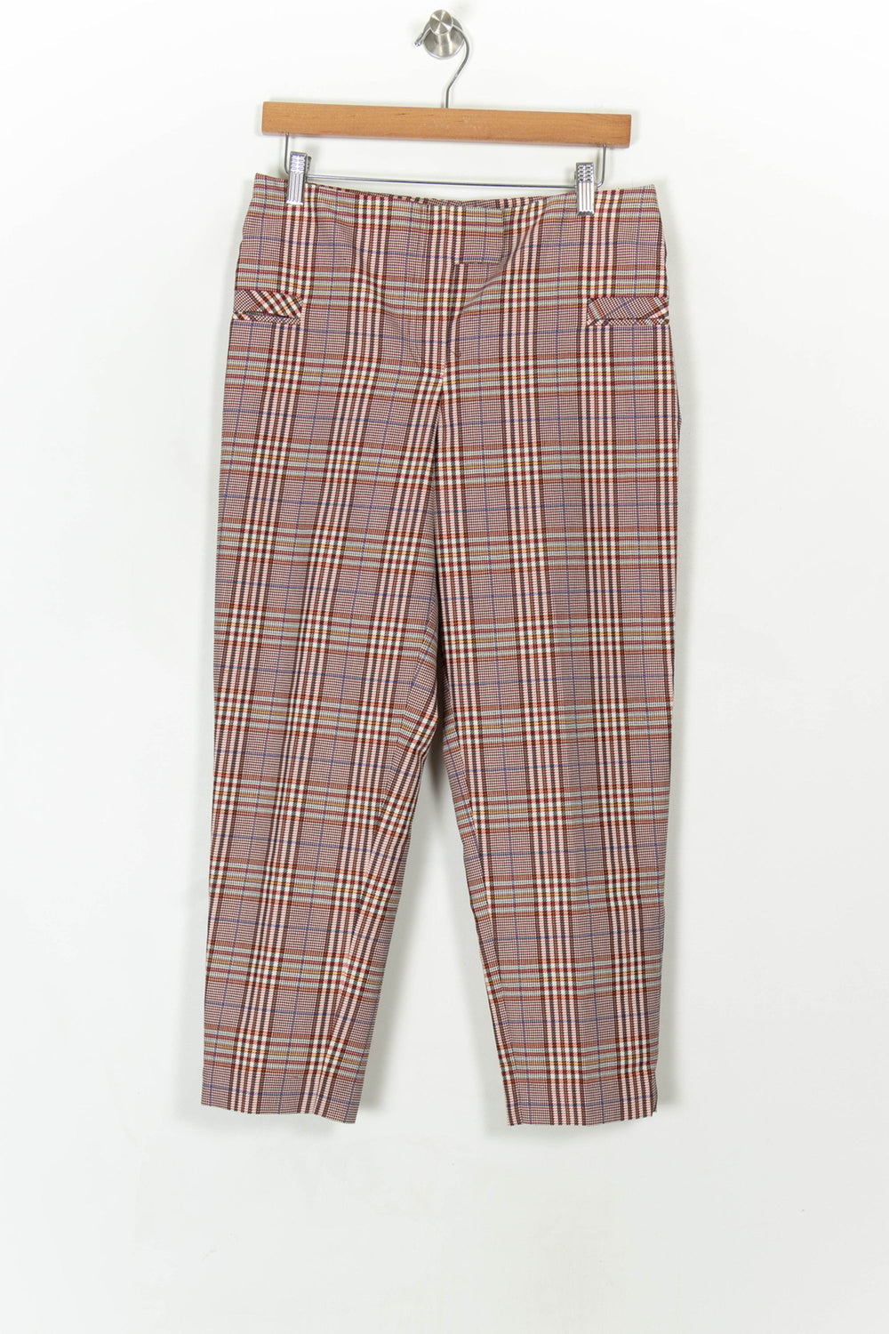 Pantalon Carreaux Multicolore - Taille M/38 de la marque Bimba y Lola | PARAD119909 - Vendu par Paradigme - Image 2