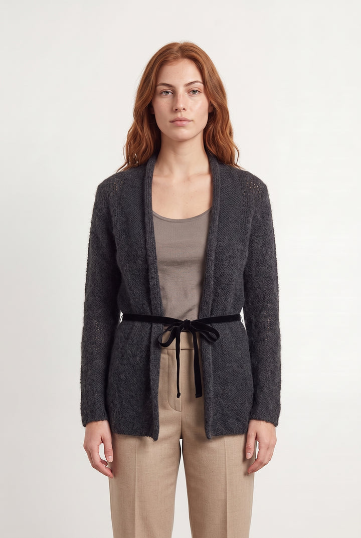 Cardigan Gris - Taille S/36 de la marque Des petits hauts | PARAD119912 - Vendu par Paradigme - Image 1