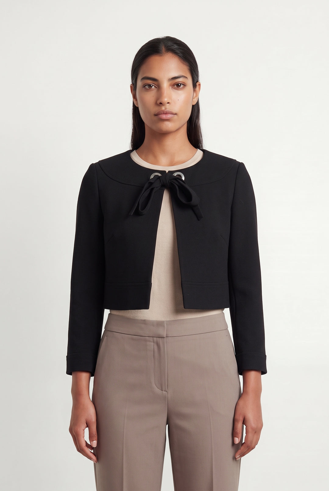 Veste Noire - Taille L/40 de la marque Caroll | PARAD119914 - Vendu par Paradigme - Image 1