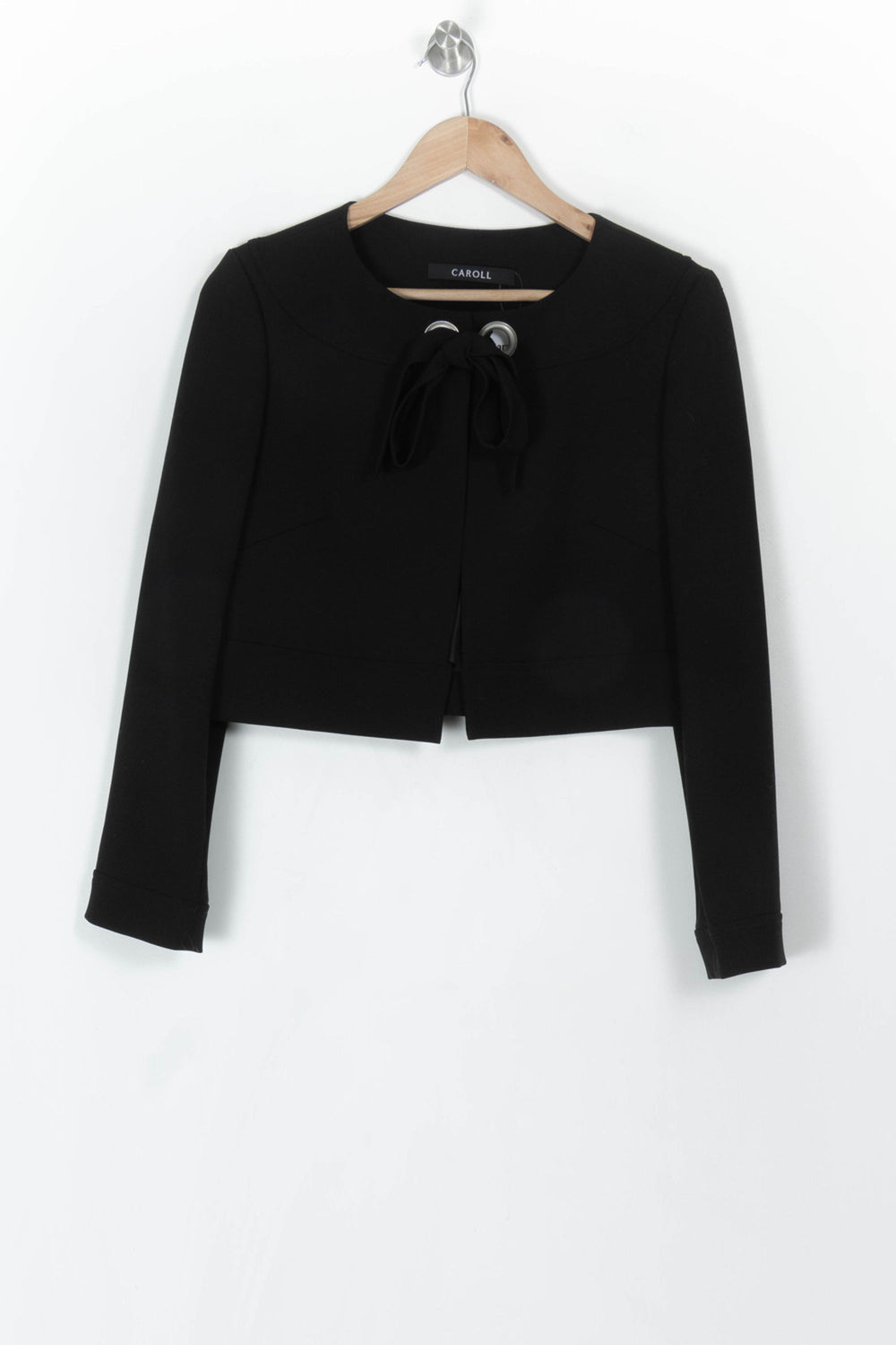 Veste Noire - Taille L/40 de la marque Caroll | PARAD119914 - Vendu par Paradigme - Image 2