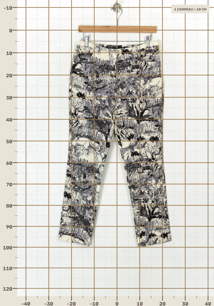 Pantalon Noir et Blanc - Taille M/38 de la marque Bimba y Lola | PARAD119915 - Vendu par Paradigme - Image 4