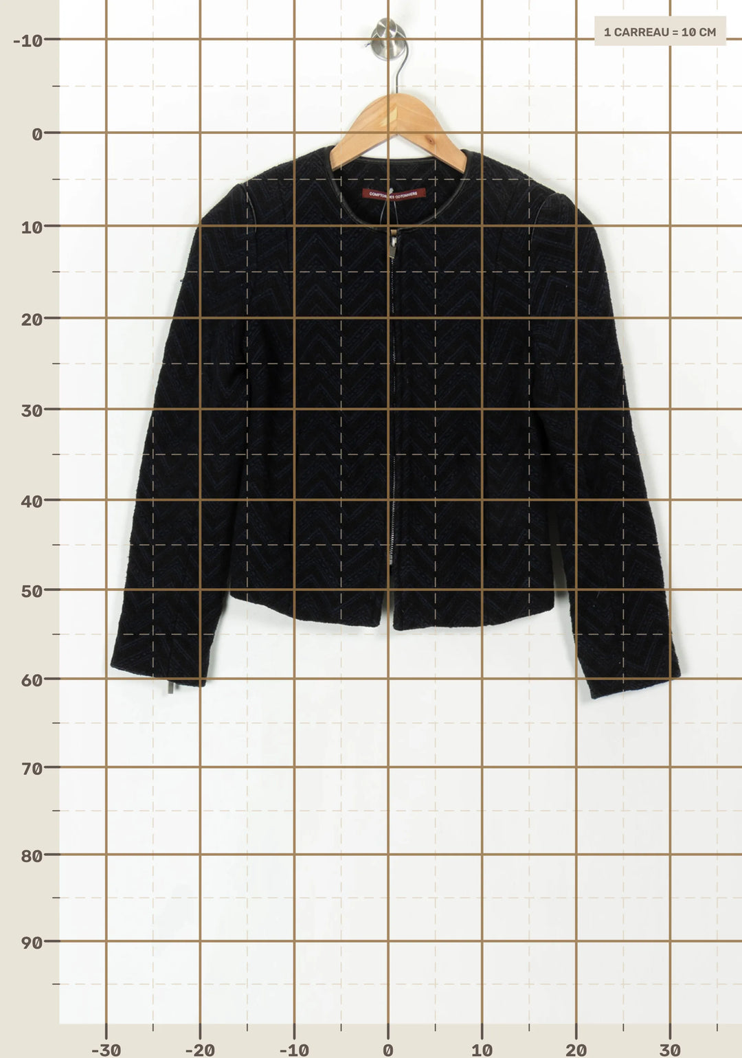 Veste Bleue - Taille XS/34 de la marque Comptoir des Cotonniers | PARAD119917 - Vendu par Paradigme - Image 4