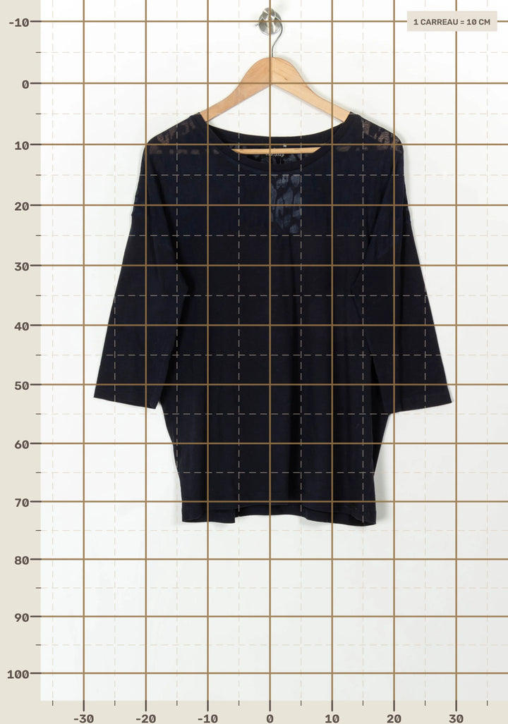 Tee-shirt Bleu - Taille XXL/44 de la marque One Step | PARAD119919 - Vendu par Paradigme - Image 4