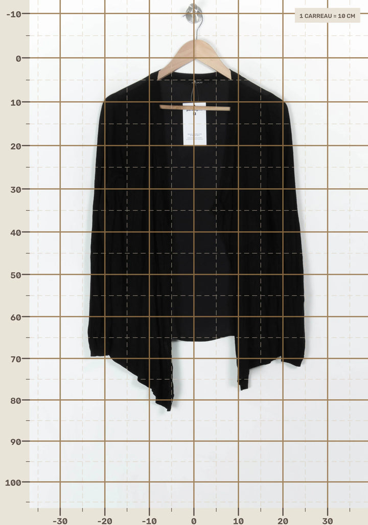 Gilet Noir - Taille S/36 de la marque Kookai | PARAD119920 - Vendu par Paradigme - Image 4