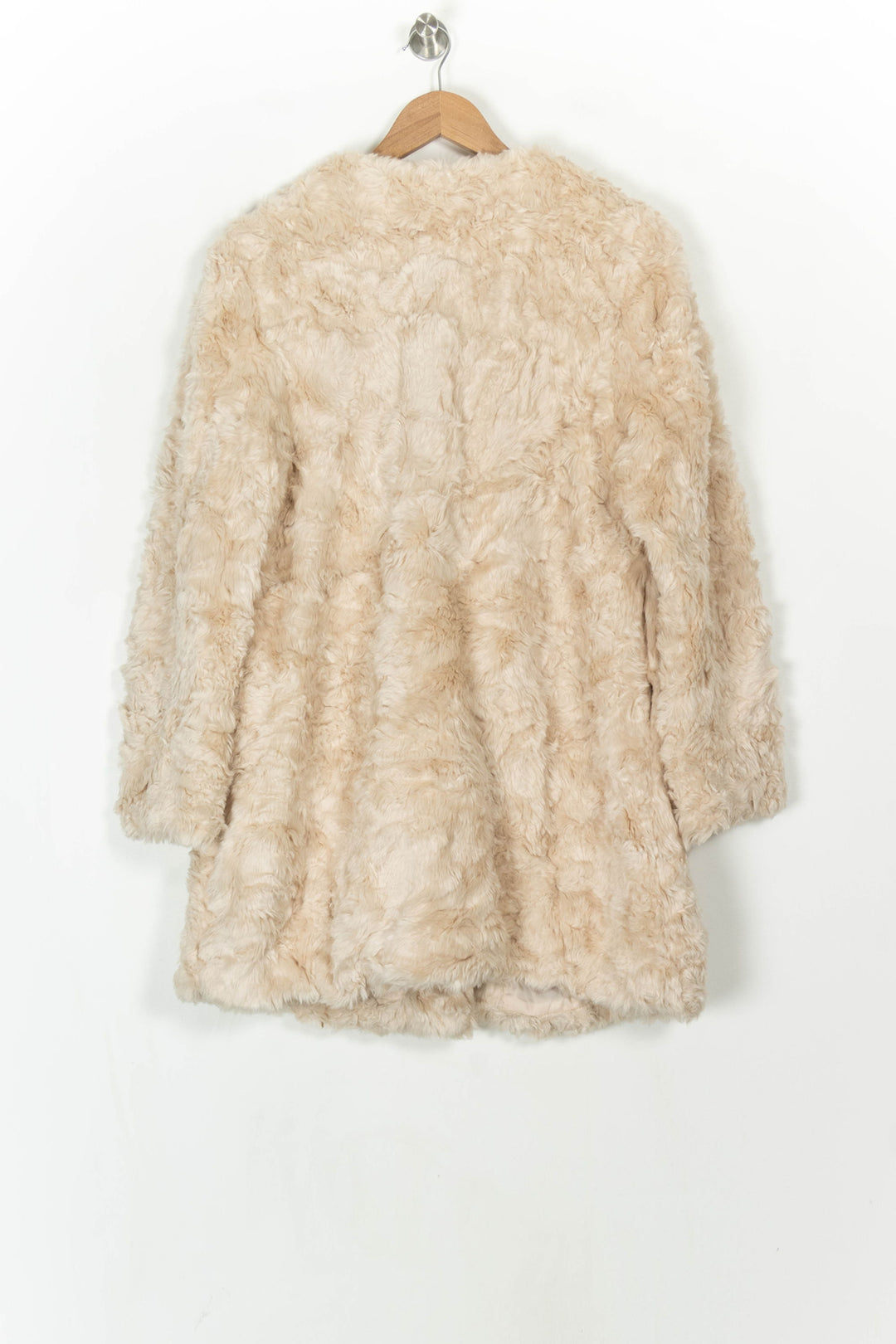 Veste En Fausse Fourrure Beige - Taille M/38 de la marque Derhy | PARAD119921 - Vendu par Paradigme - Image 5