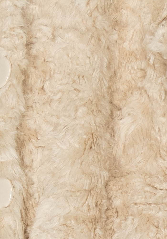 Veste En Fausse Fourrure Beige - Taille M/38 de la marque Derhy | PARAD119921 - Vendu par Paradigme - Image 3