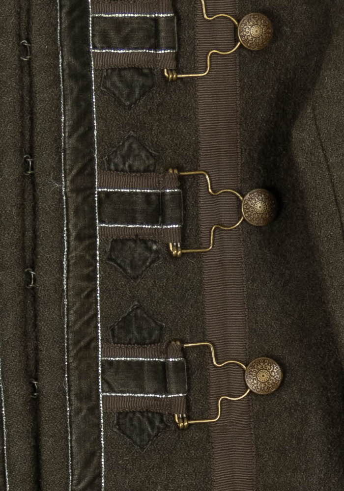 Veste Militaire Verte - Taille S/36 de la marque Derhy | PARAD119922 - Vendu par Paradigme - Image 3