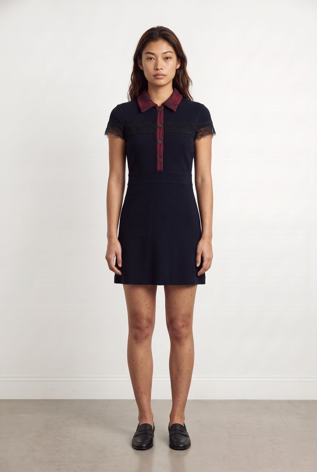 Robe Courte Noire - Taille S/36 de la marque Maje | PARAD119923 - Vendu par Paradigme - Image 1