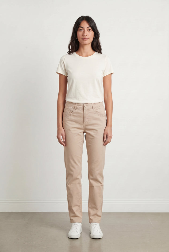 Jean Beige - Taille M/38 de la marque Maison 123 | PARAD119924 - Vendu par Paradigme - Image 1