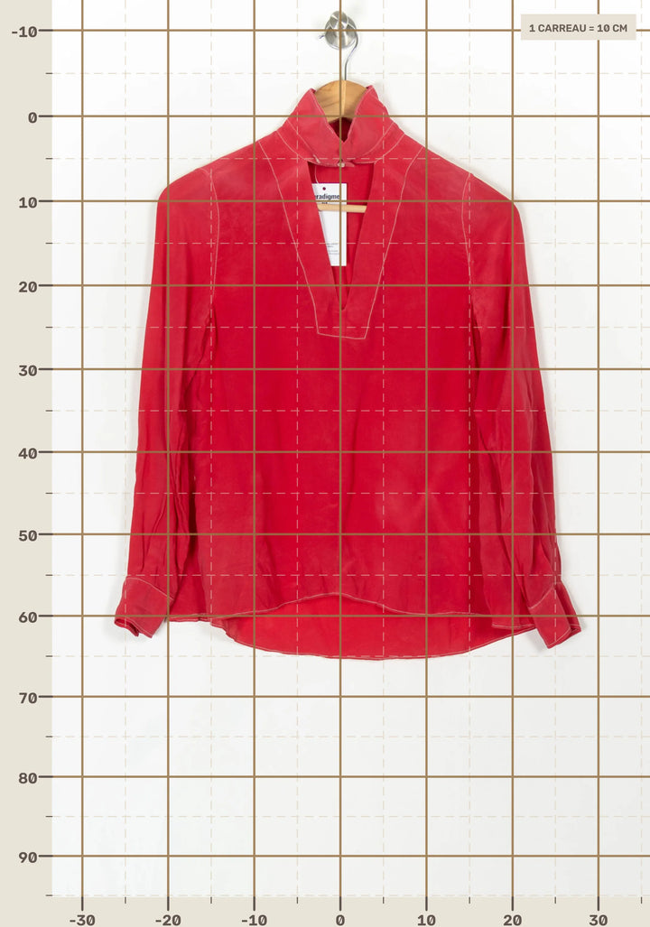 Blouse Rose - Taille S/36 de la marque ZAPA | PARAD119925 - Vendu par Paradigme - Image 4