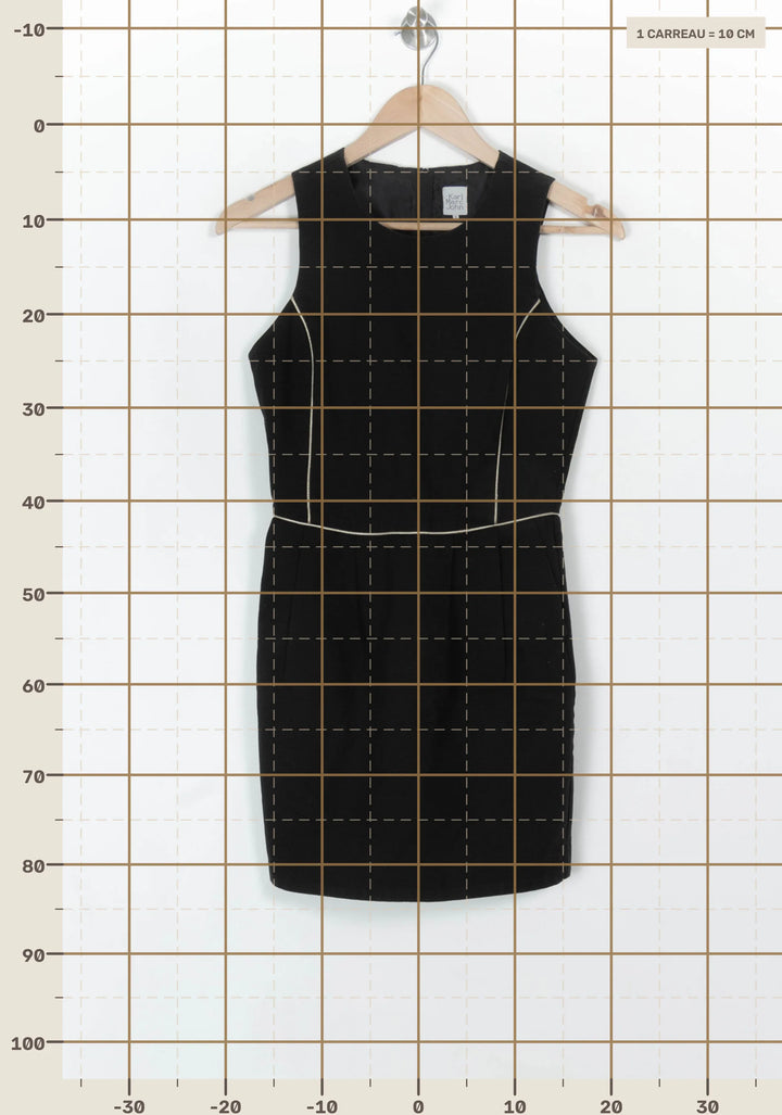 Robe Droite Noire - Taille S/36 de la marque Karl Marc John | PARAD119926 - Vendu par Paradigme - Image 4