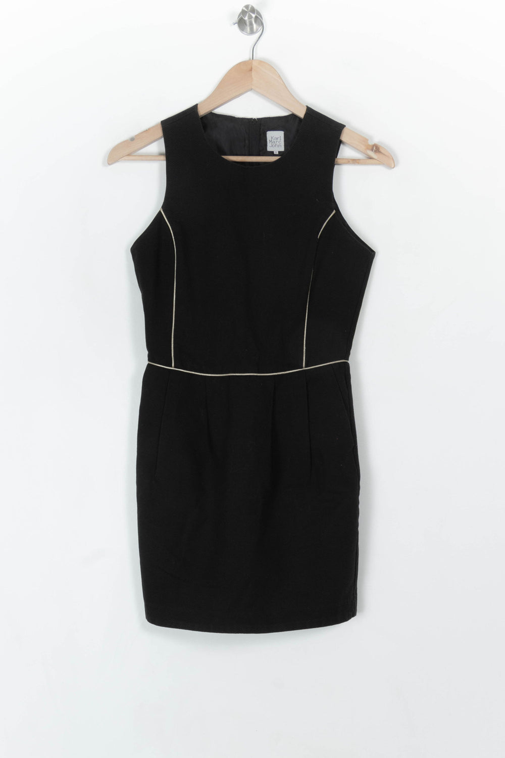 Robe Droite Noire - Taille S/36 de la marque Karl Marc John | PARAD119926 - Vendu par Paradigme - Image 2