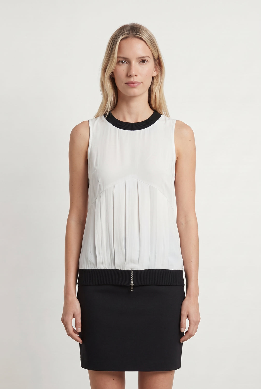 Débardeur Blanc et Noir - Taille XXS/32 de la marque The Kooples - Sport | PARAD119927 - Vendu par Paradigme - Image 1