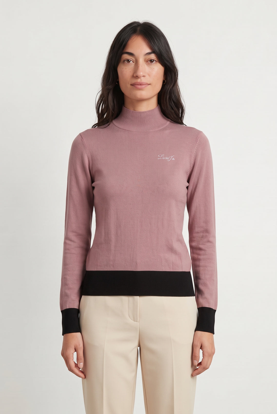 Pull Rose et Noir - Taille XS/34 de la marque Liu Jo | PARAD119930 - Vendu par Paradigme - Image 1