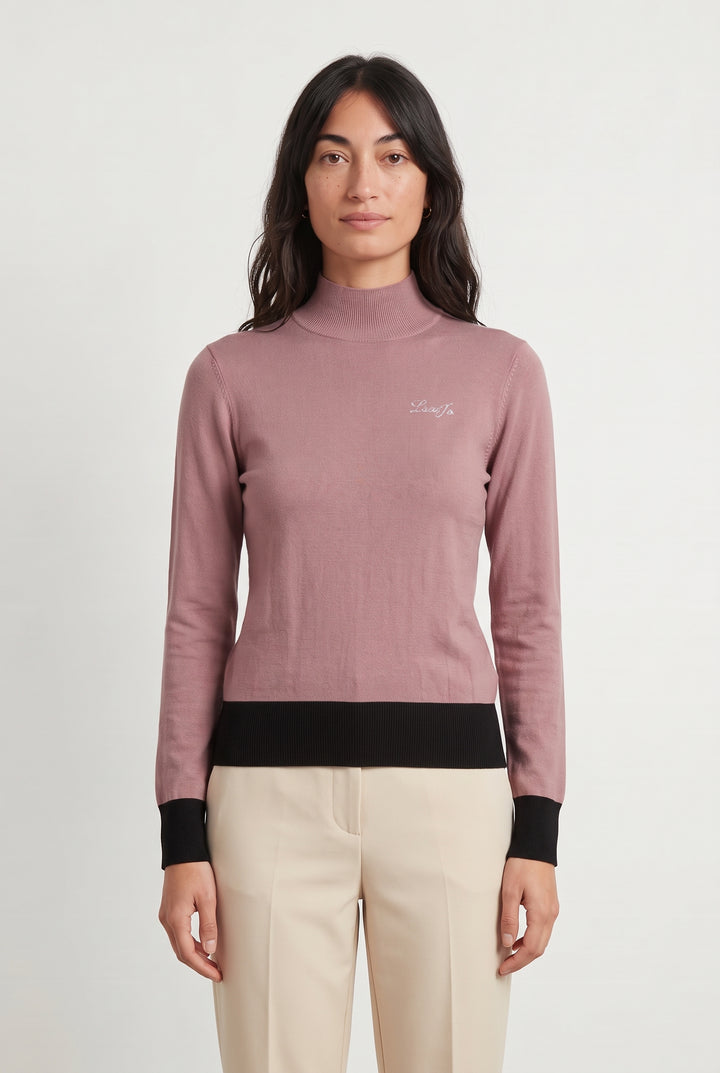 Pull Rose et Noir - Taille XS/34 de la marque Liu Jo | PARAD119930 - Vendu par Paradigme - Image 1