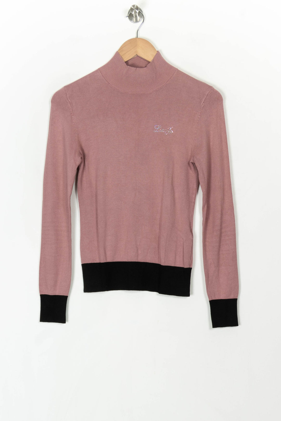 Pull Rose et Noir - Taille XS/34 de la marque Liu Jo | PARAD119930 - Vendu par Paradigme - Image 2