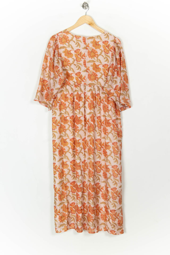 Robe Longue Écrue et Orange - Taille L/40 de la marque Louise Misha | PARAD119935 - Vendu par Paradigme - Image 5