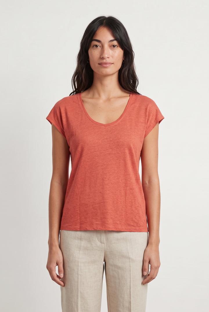 Tee-shirt Rose - Taille M/38 de la marque Comptoir des Cotonniers | PARAD119937 - Vendu par Paradigme - Image 1