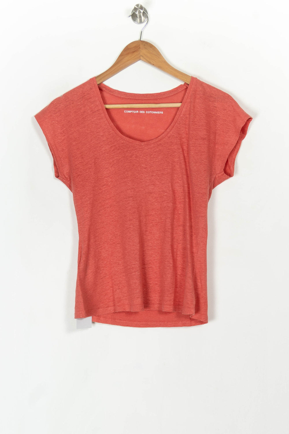 Tee-shirt Rose - Taille M/38 de la marque Comptoir des Cotonniers | PARAD119937 - Vendu par Paradigme - Image 2