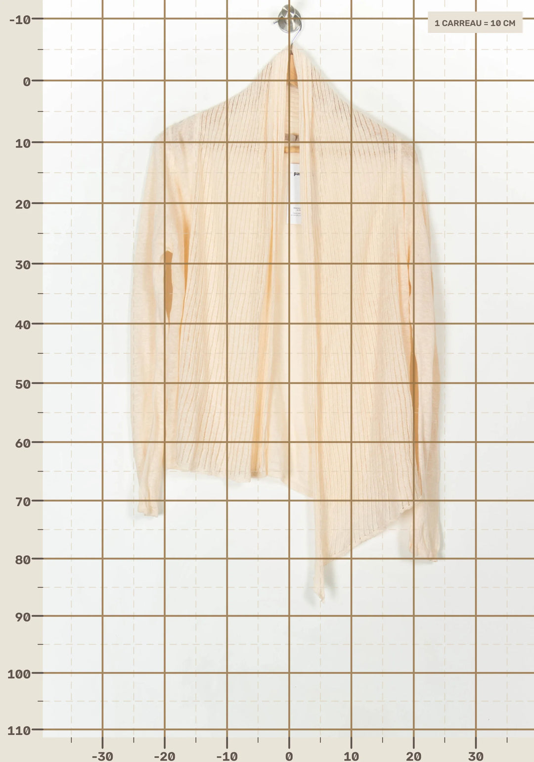 Gilet Rose - Taille S/36 de la marque La Fée Maraboutée | PARAD119941 - Vendu par Paradigme - Image 4