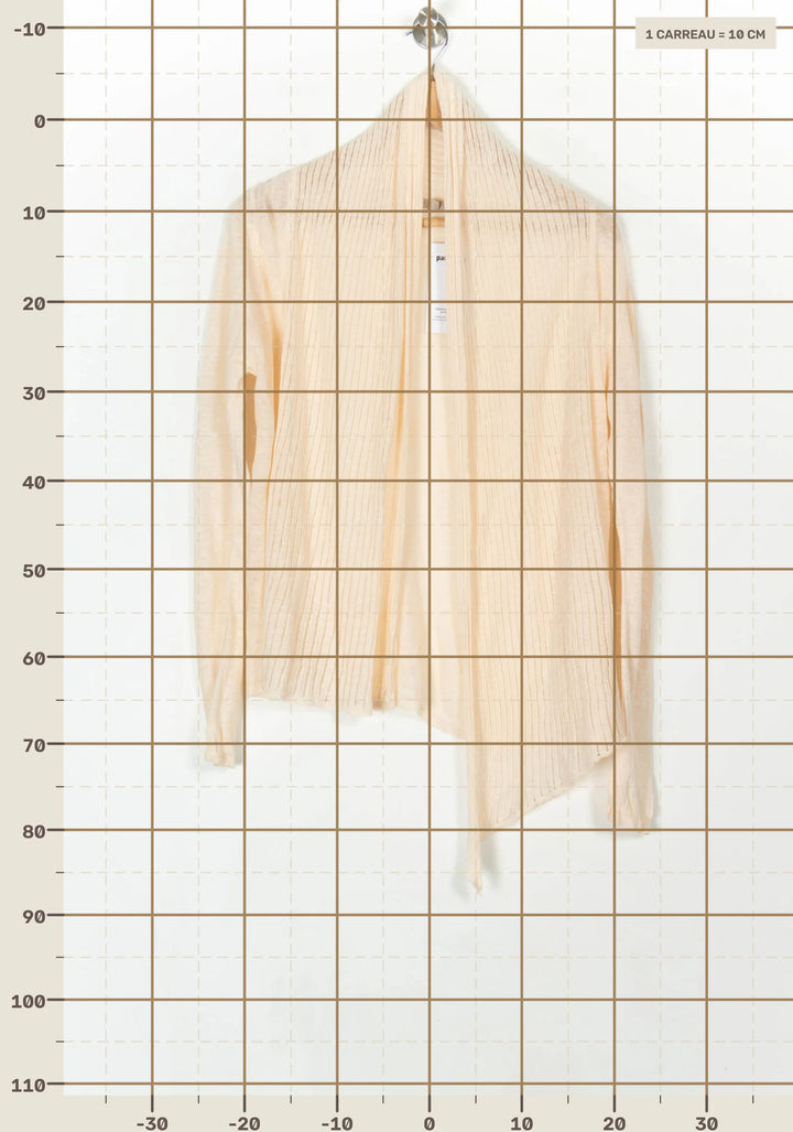 Gilet Rose - Taille S/36 de la marque La Fée Maraboutée | PARAD119941 - Vendu par Paradigme - Image 4