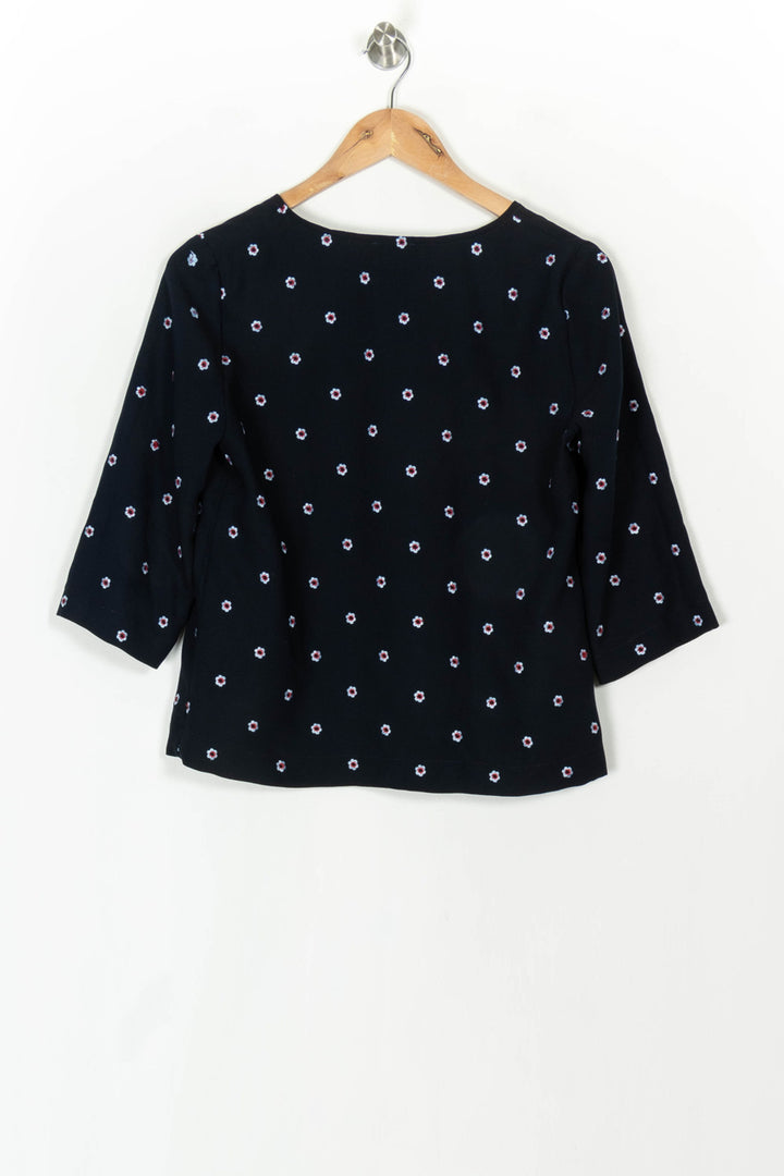 Blouse Bleue et Blanche - Taille S/36 de la marque Claudie Pierlot | PARAD119942 - Vendu par Paradigme - Image 5