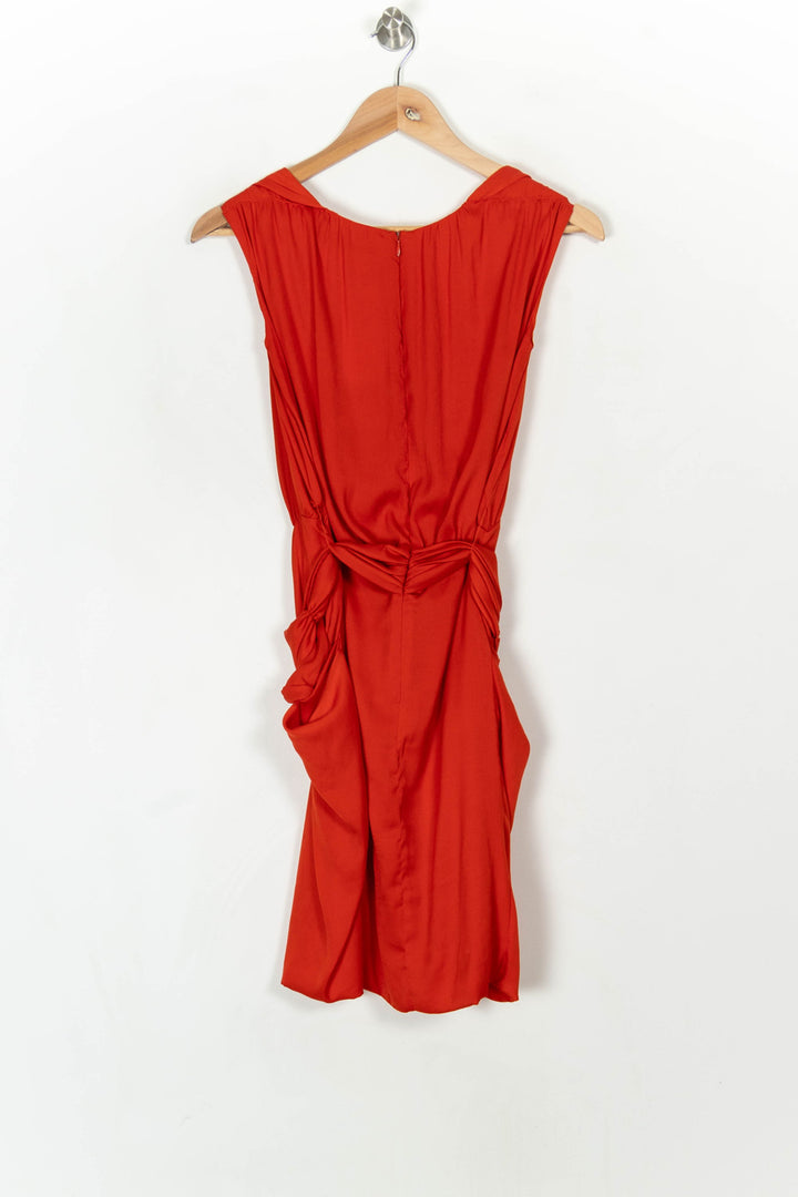 Robe Midi Rouge - Taille S/36 de la marque Comptoir des Cotonniers | PARAD119943 - Vendu par Paradigme - Image 5