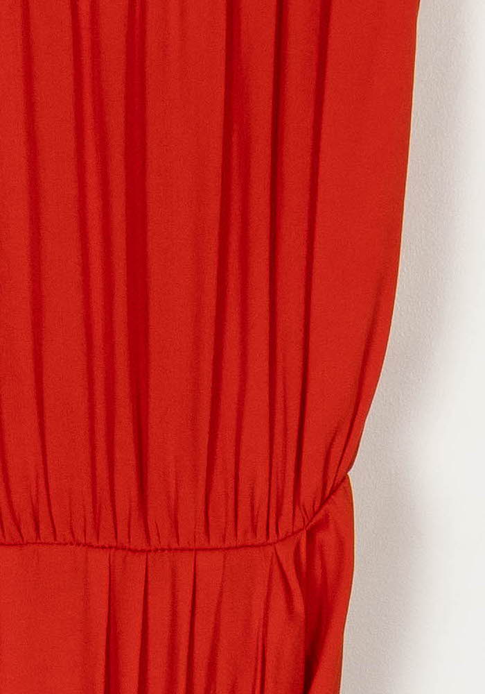 Robe Midi Rouge - Taille S/36 de la marque Comptoir des Cotonniers | PARAD119943 - Vendu par Paradigme - Image 3