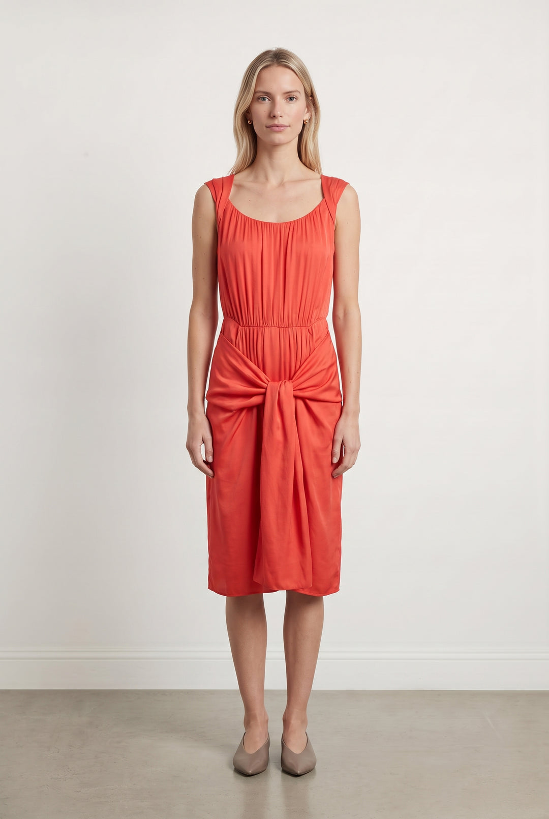 Robe Midi Rouge - Taille S/36 de la marque Comptoir des Cotonniers | PARAD119943 - Vendu par Paradigme - Image 1