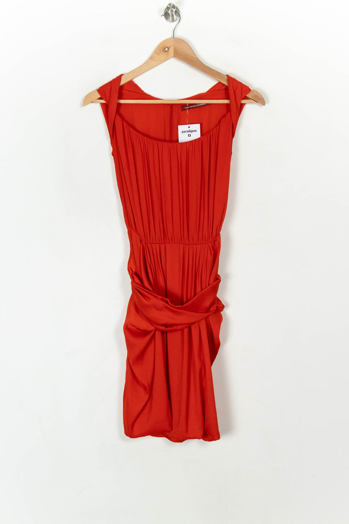 Robe Midi Rouge - Taille S/36 de la marque Comptoir des Cotonniers | PARAD119943 - Vendu par Paradigme - Image 2