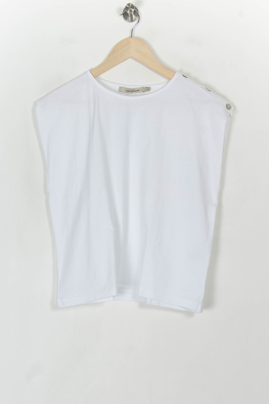 Débardeur Blanc - Taille L/40 de la marque La Fée Maraboutée | PARAD119945 - Vendu par Paradigme - Image 2