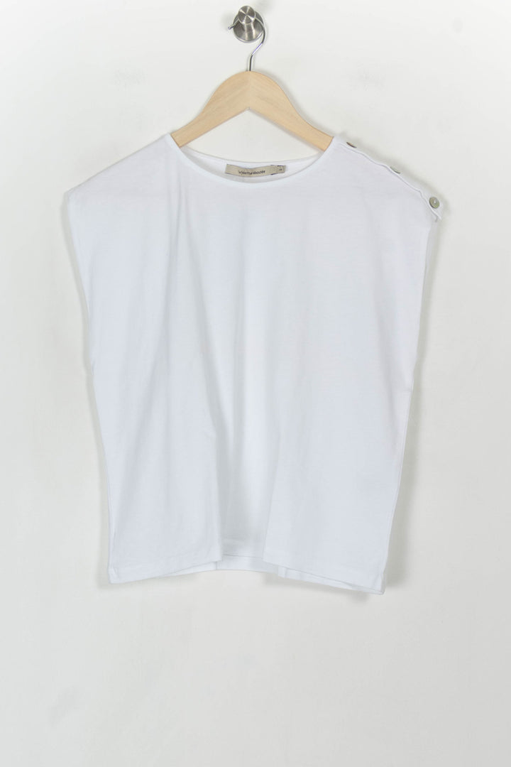 Débardeur Blanc - Taille L/40 de la marque La Fée Maraboutée | PARAD119945 - Vendu par Paradigme - Image 2