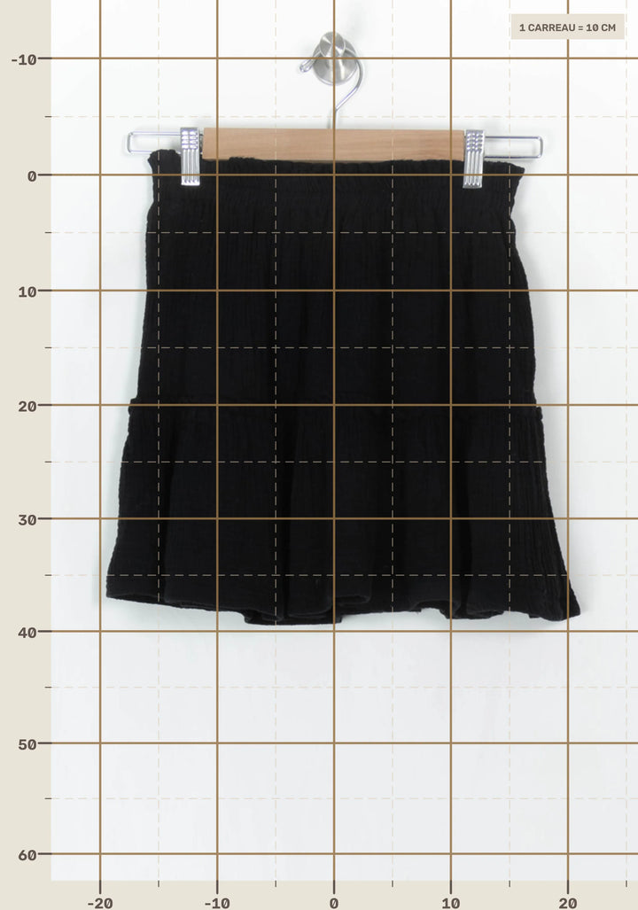 Jupe Volantée Noire - Taille S/36 de la marque SAAJ | PARAD119947 - Vendu par Paradigme - Image 4