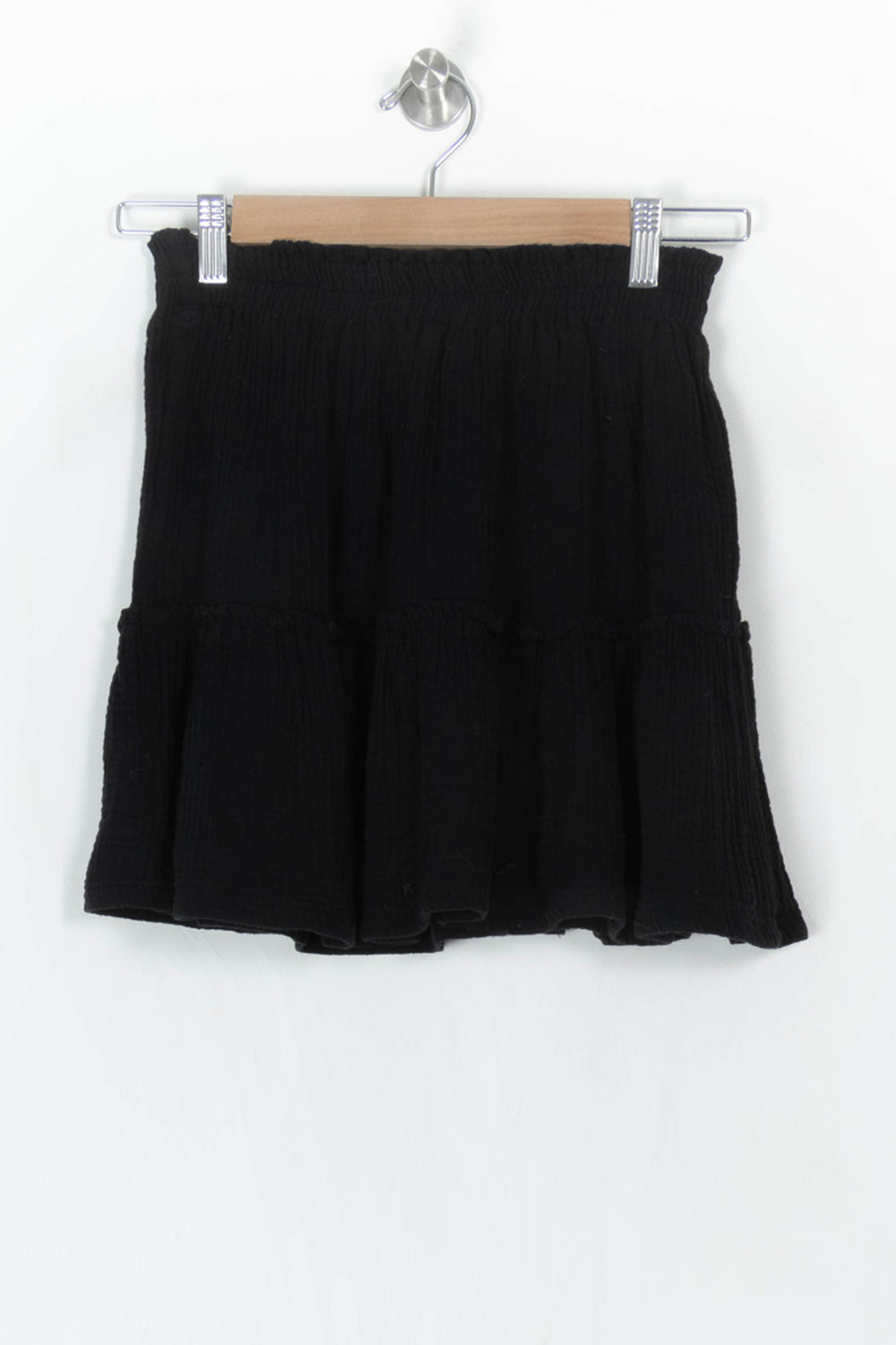 Jupe Volantée Noire - Taille S/36 de la marque SAAJ | PARAD119947 - Vendu par Paradigme - Image 2