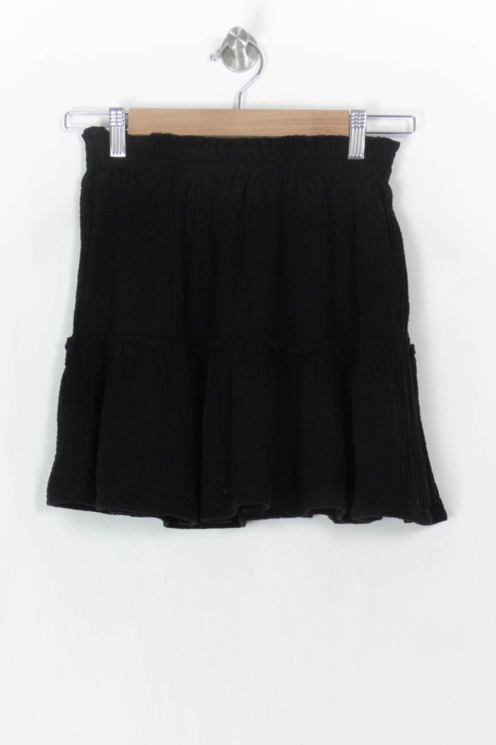 Jupe Volantée Noire - Taille S/36 de la marque SAAJ | PARAD119947 - Vendu par Paradigme - Image 2