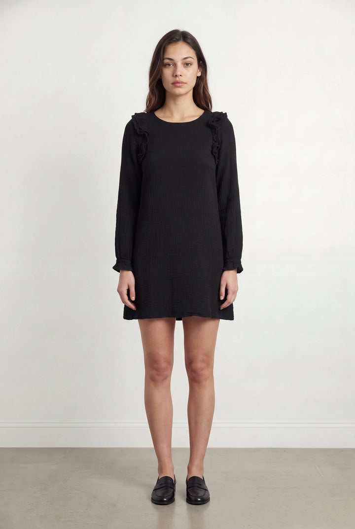 Robe Courte Noire - Taille XS/34 de la marque SAAJ | PARAD119951 - Vendu par Paradigme - Image 1