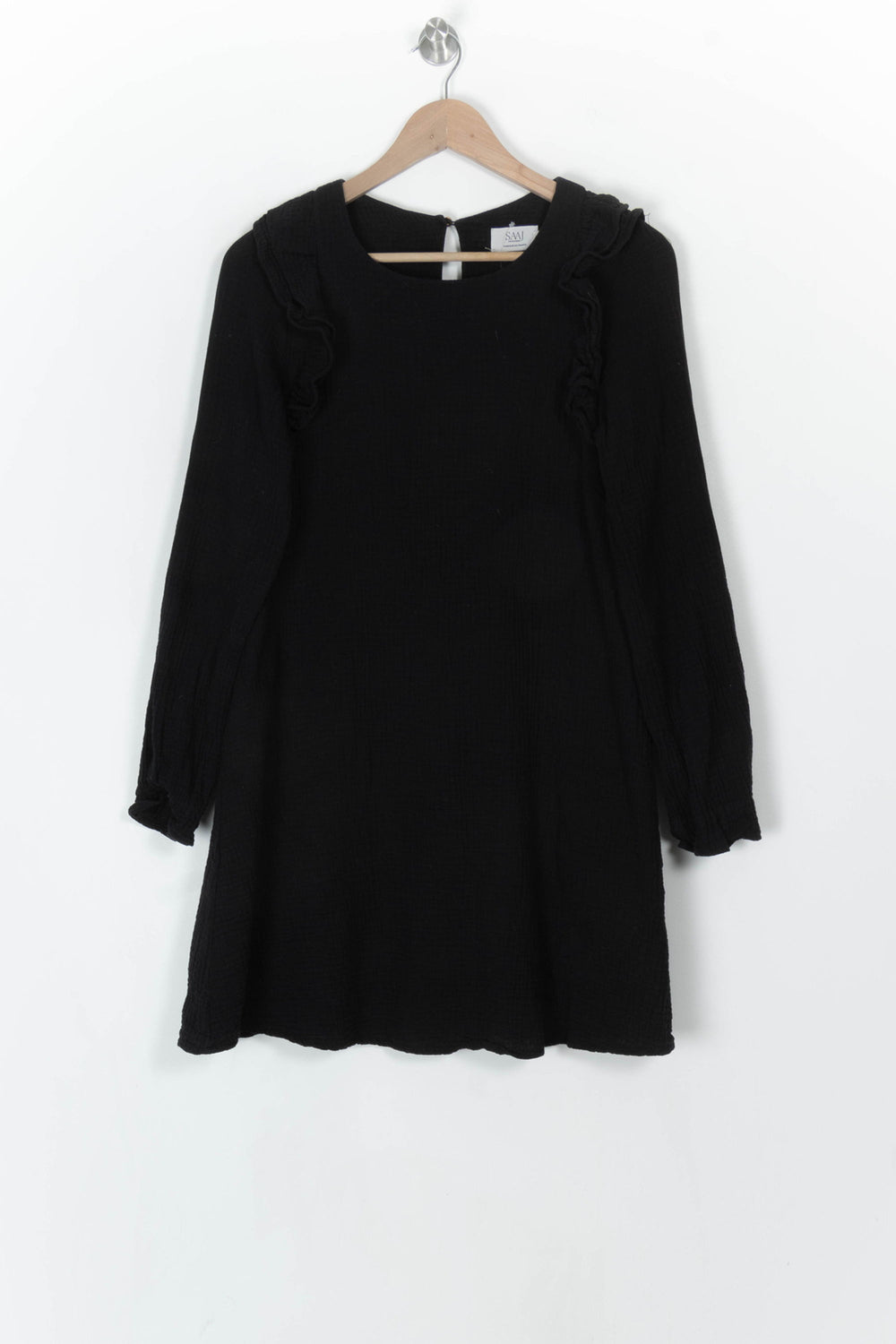 Robe Courte Noire - Taille XS/34 de la marque SAAJ | PARAD119951 - Vendu par Paradigme - Image 2
