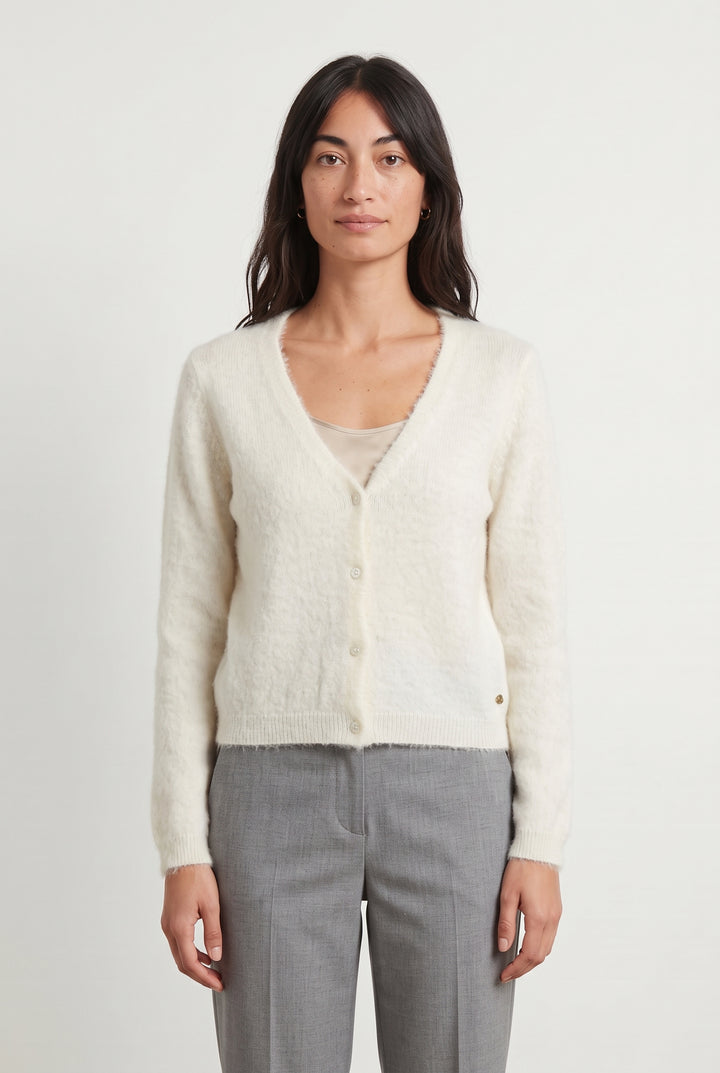 Cardigan Blanc - Taille S/36 de la marque Karl Marc John | PARAD119953 - Vendu par Paradigme - Image 1