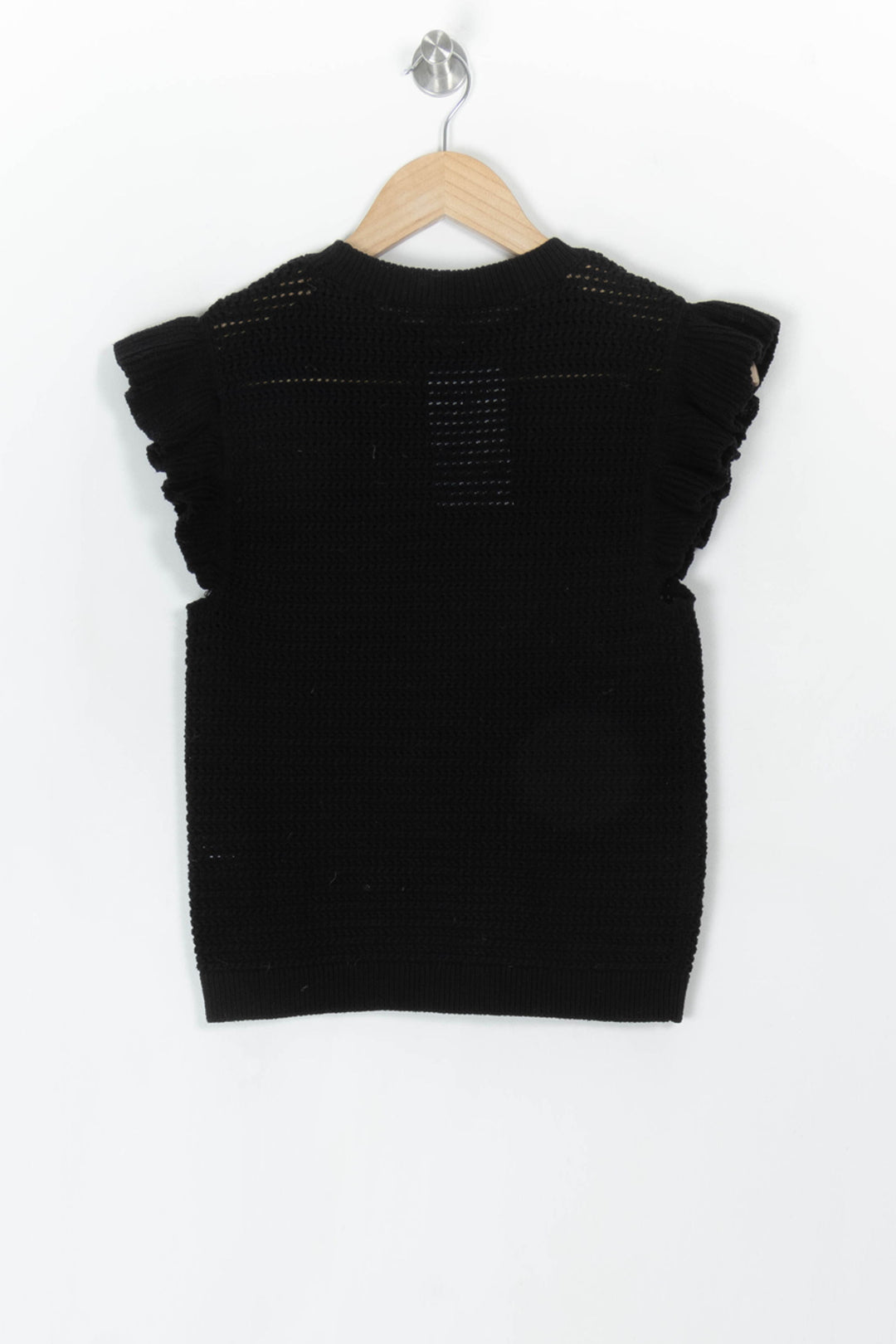Pull Sans Manches Noir - Taille XS/34 de la marque Des petits hauts | PARAD119954 - Vendu par Paradigme - Image 5