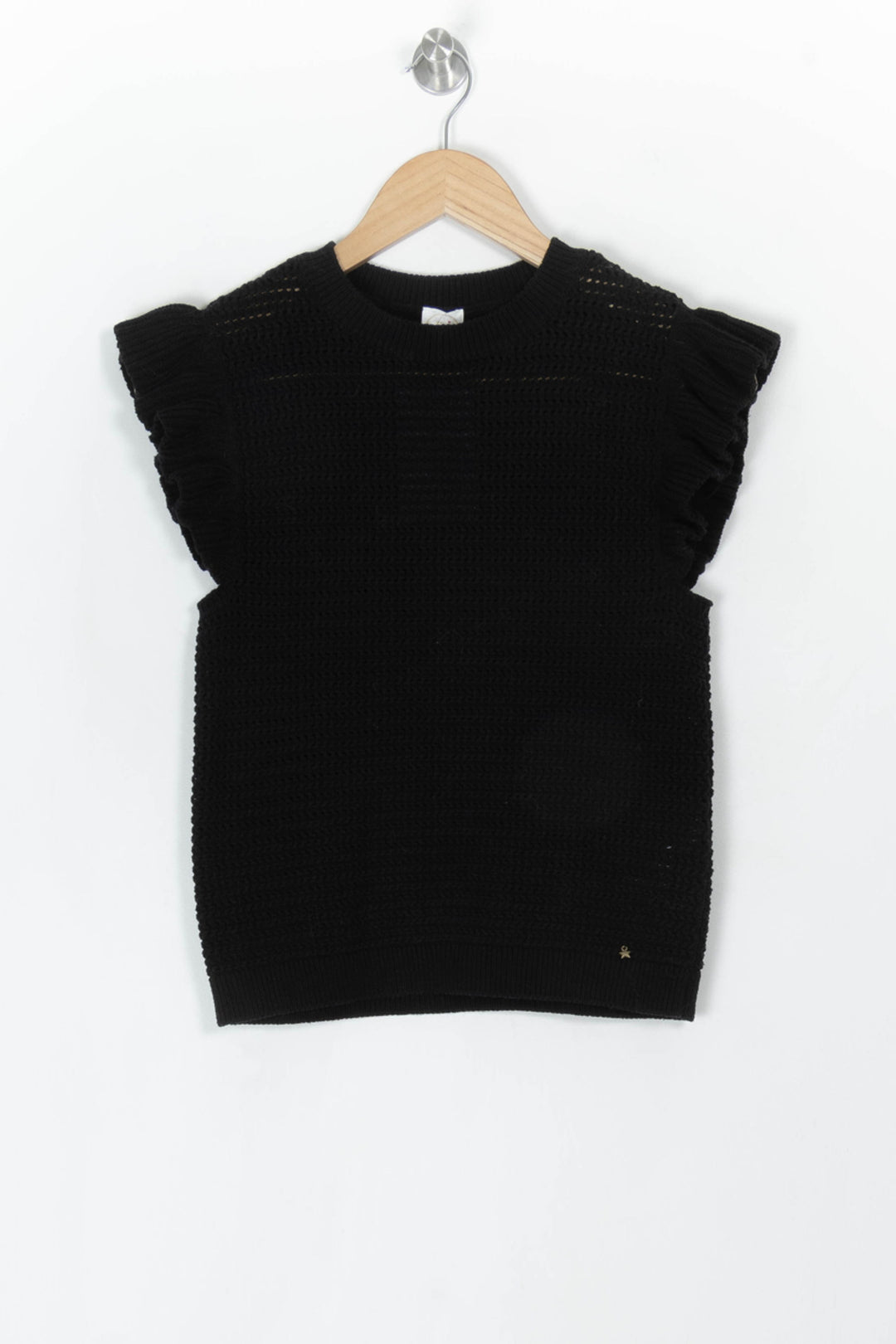 Pull Sans Manches Noir - Taille XS/34 de la marque Des petits hauts | PARAD119954 - Vendu par Paradigme - Image 2