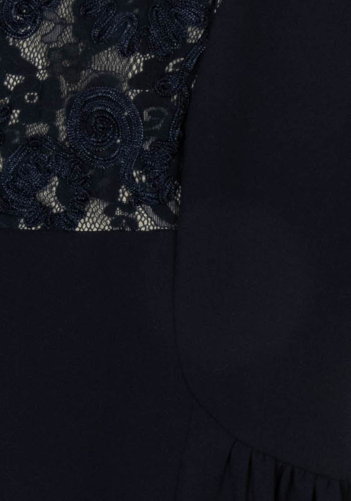 Robe Courte Bleue - Taille M/38 de la marque The Kooples | PARAD119957 - Vendu par Paradigme - Image 3