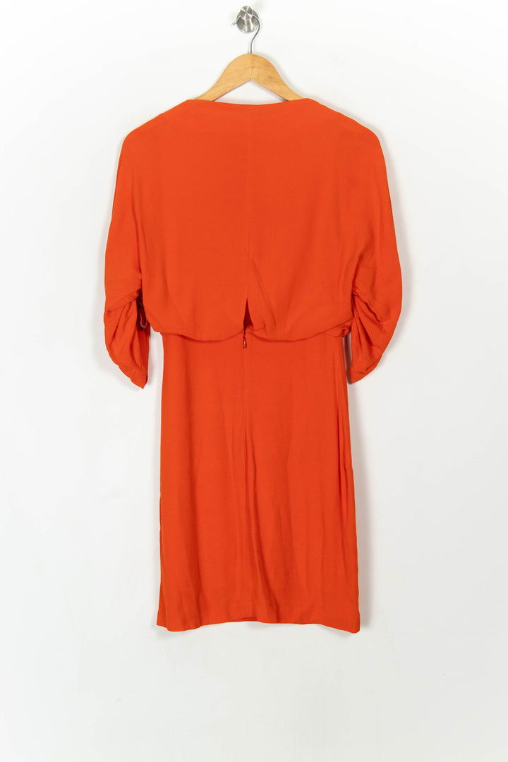 Robe Courte Orange - Taille M/38 de la marque Maje | PARAD119958 - Vendu par Paradigme - Image 5