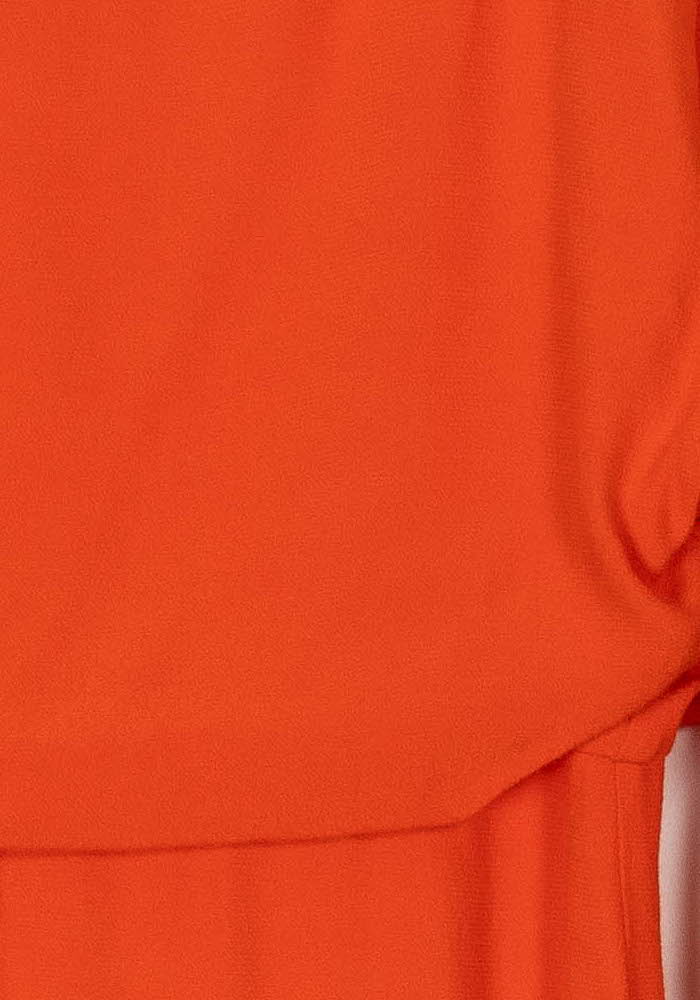 Robe Courte Orange - Taille M/38 de la marque Maje | PARAD119958 - Vendu par Paradigme - Image 3