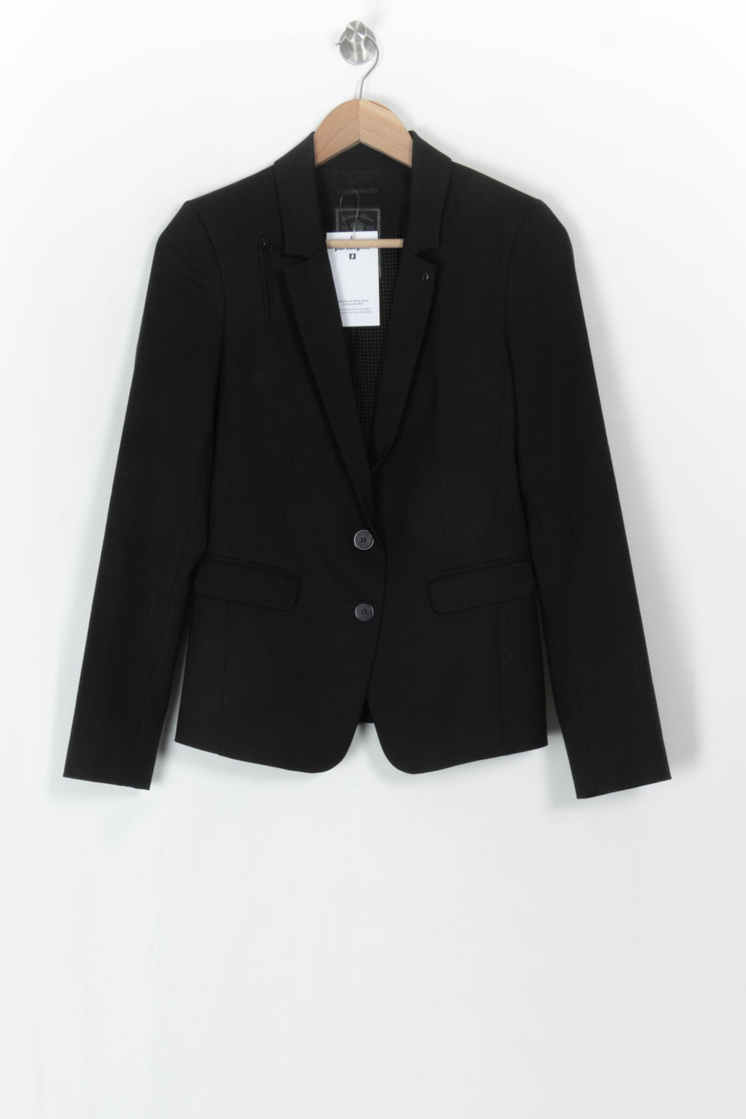 Veste Noire - Taille S/36 de la marque IKKS | PARAD119960 - Vendu par Paradigme - Image 2