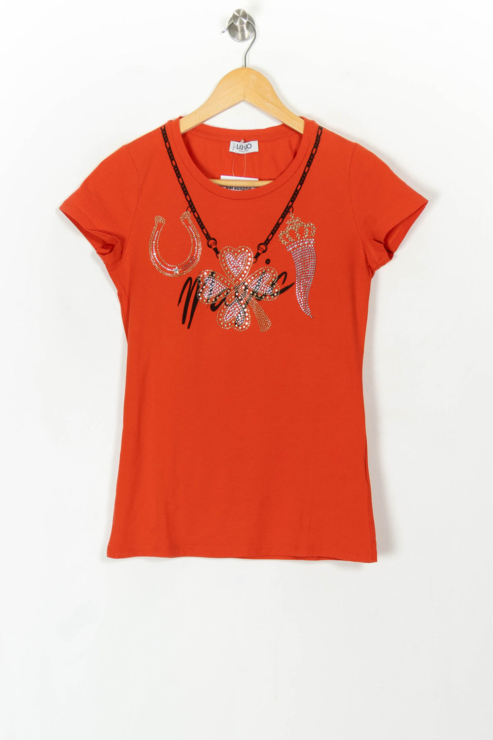 Tee-shirt Orange - Taille XS/34 de la marque Liu Jo | PARAD119961 - Vendu par Paradigme - Image 2