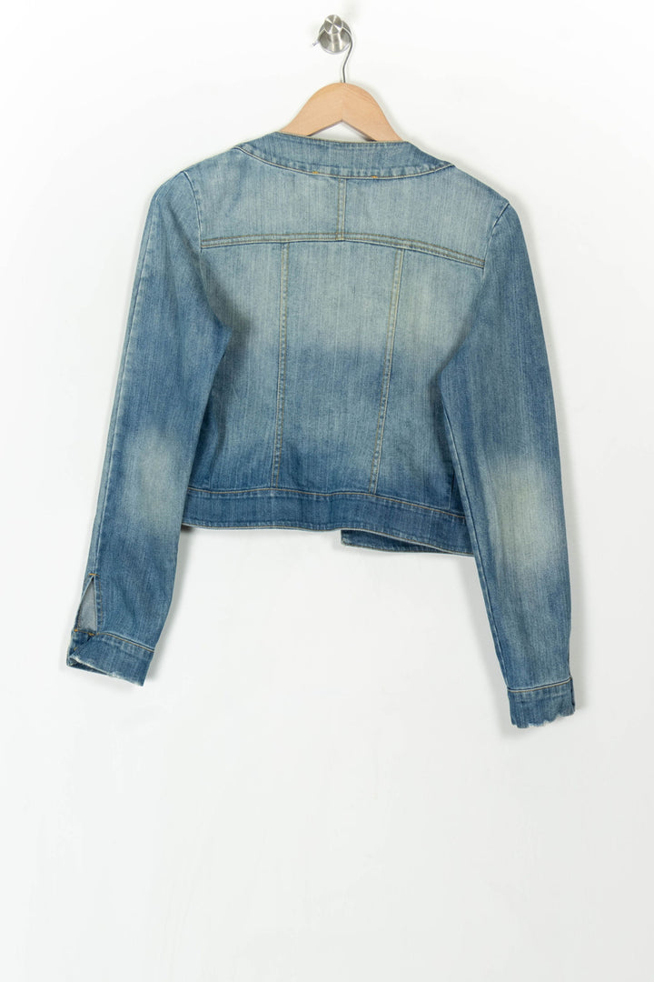 Veste en Jean Bleue - Taille M/38 de la marque La Fée Maraboutée | PARAD119964 - Vendu par Paradigme - Image 5