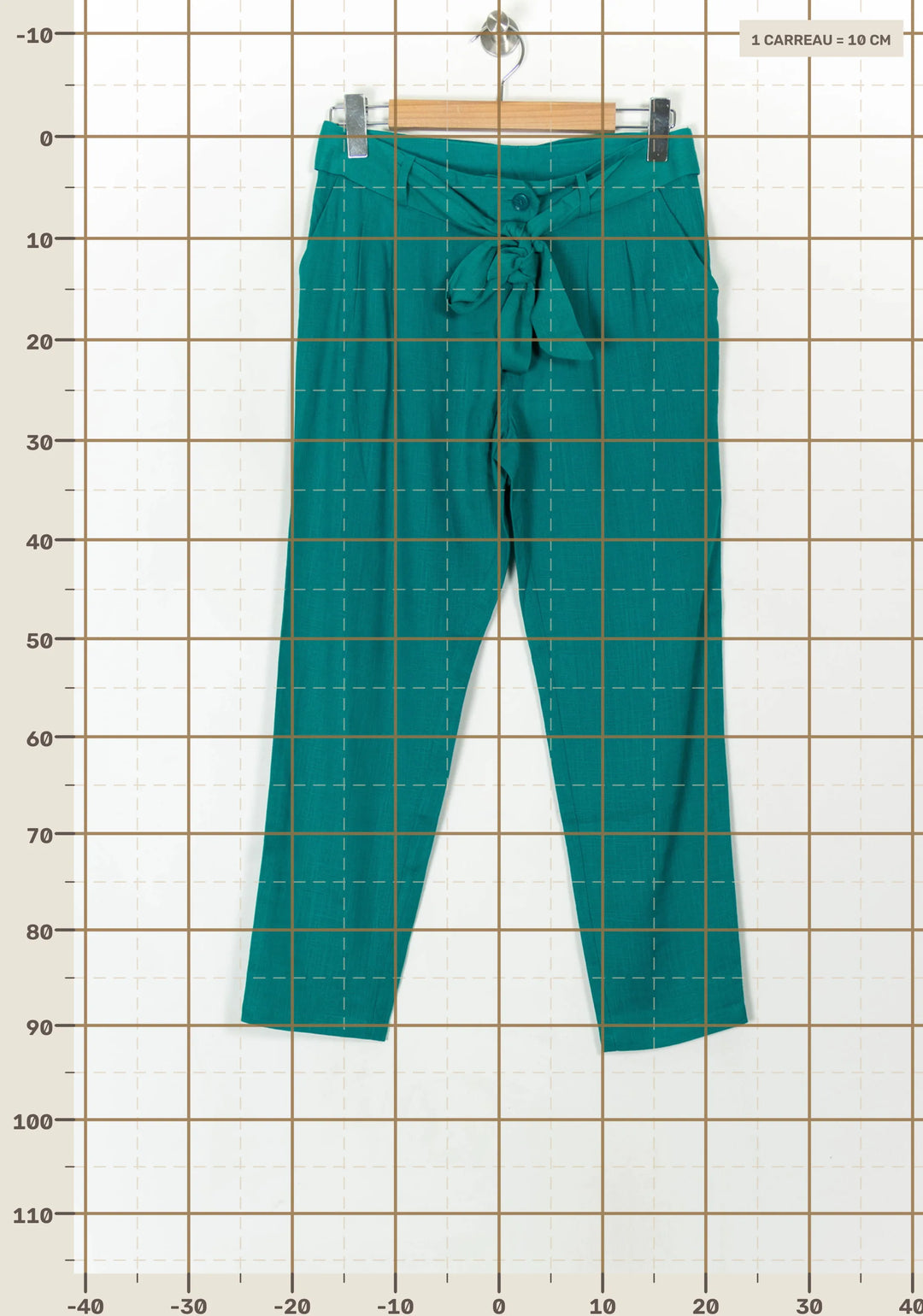 Pantalon Vert - Taille S/36 de la marque La Petite Etoile | PARAD119965 - Vendu par Paradigme - Image 4