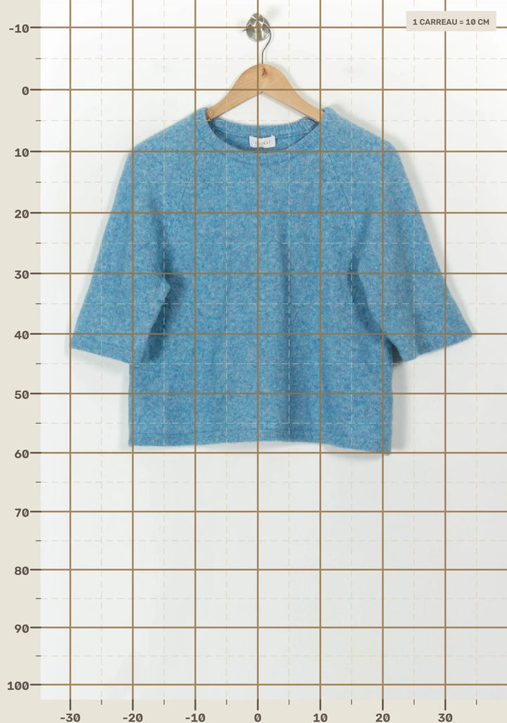 Pull Bleu - Taille S/36 de la marque Kookai | PARAD119966 - Vendu par Paradigme - Image 4