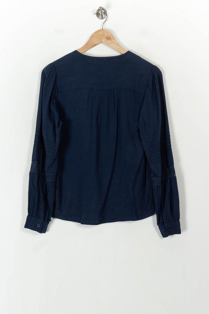Blouse Bleue - Taille M/38 de la marque La Fée Maraboutée | PARAD119969 - Vendu par Paradigme - Image 5