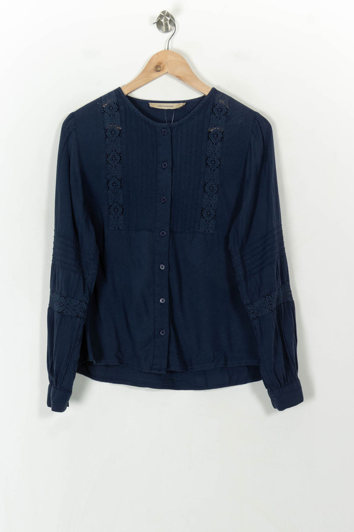 Blouse Bleue - Taille M/38 de la marque La Fée Maraboutée | PARAD119969 - Vendu par Paradigme - Image 2